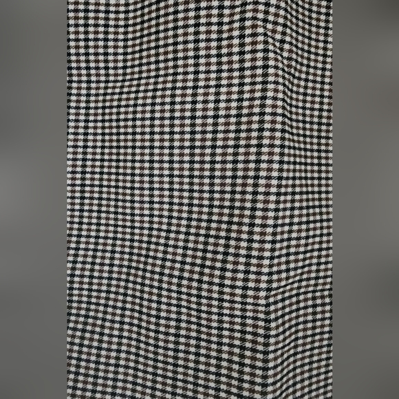 Houndstooth Wrap Effect Mini Skirt - Picture 5 of 6